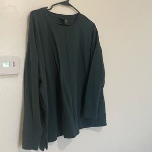Dark Green Long Sleeve Shirt